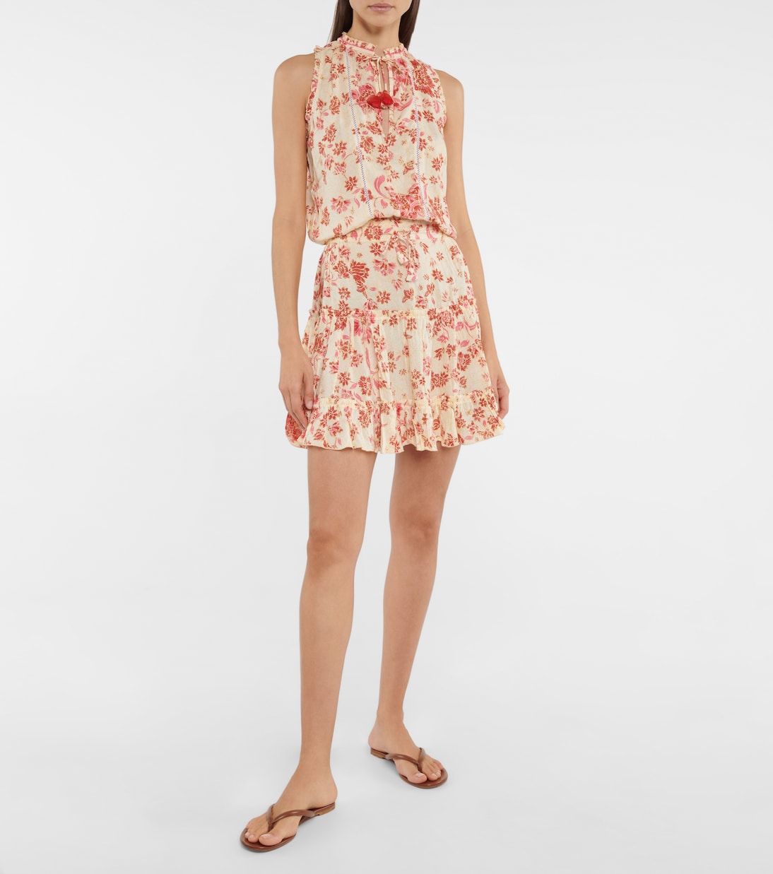 Clara floral minidress | Poupette St Barth