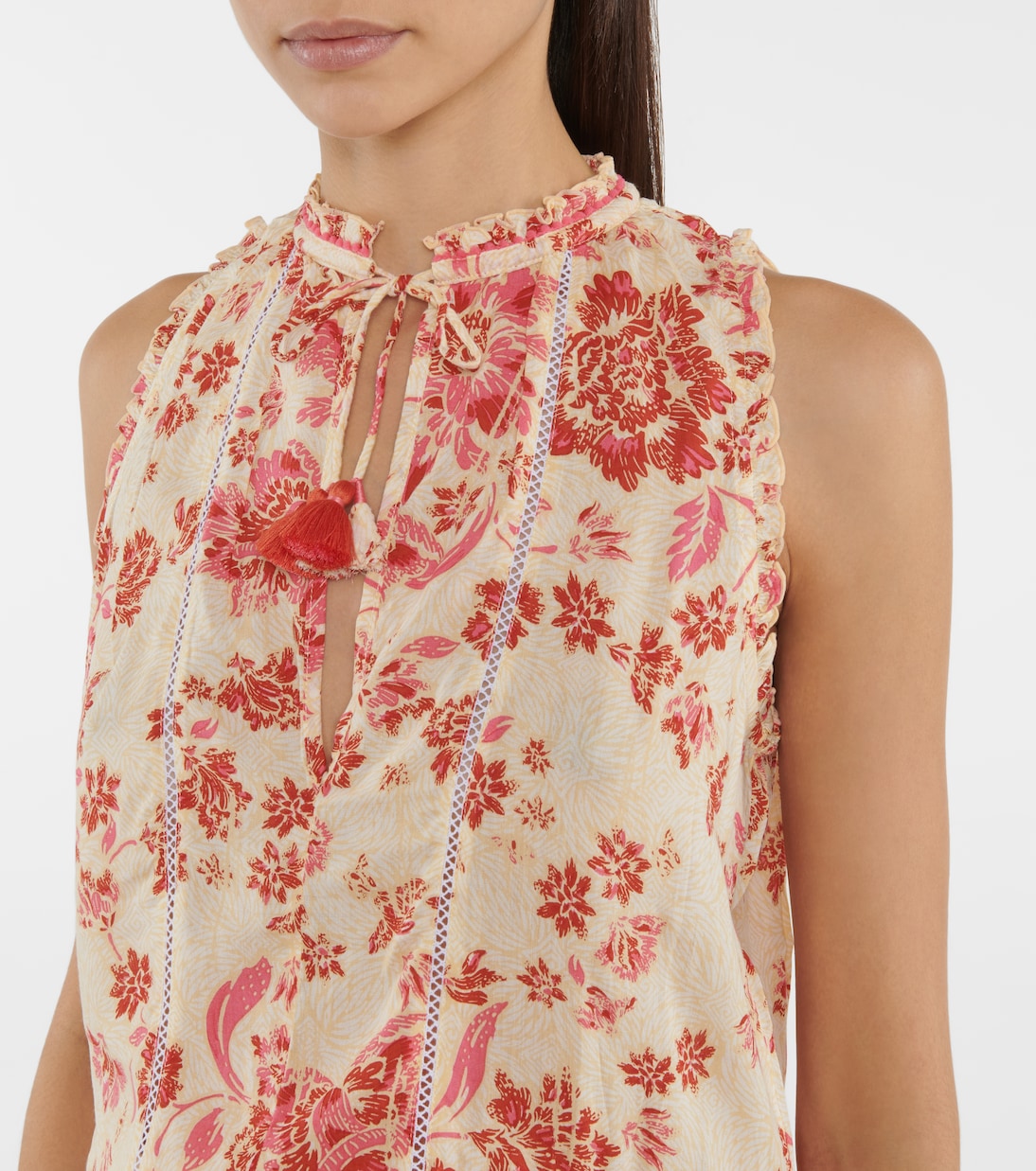 Clara floral minidress | Poupette St Barth
