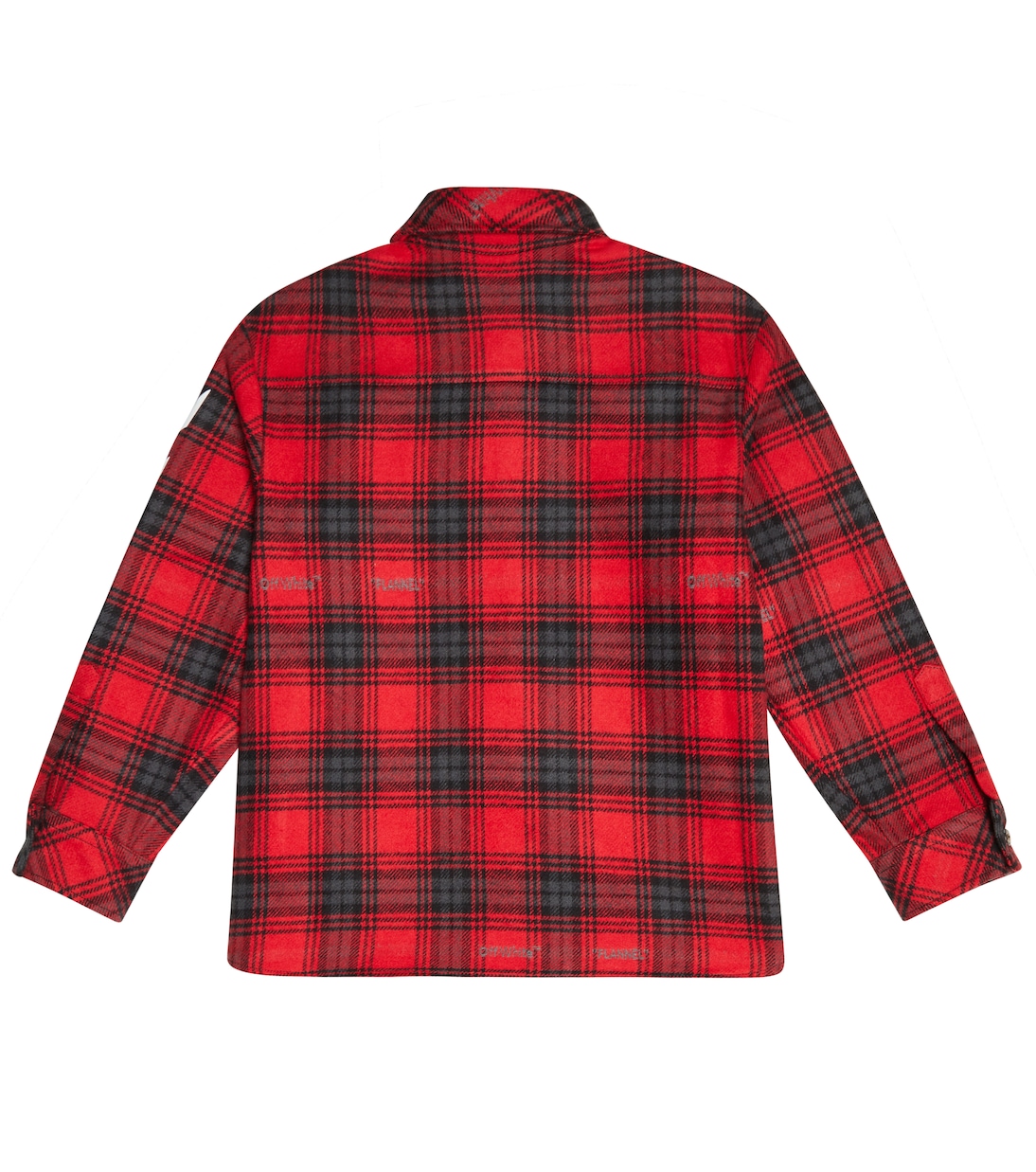 Camisa en mezcla de algodón a cuadros | Off-White Kids