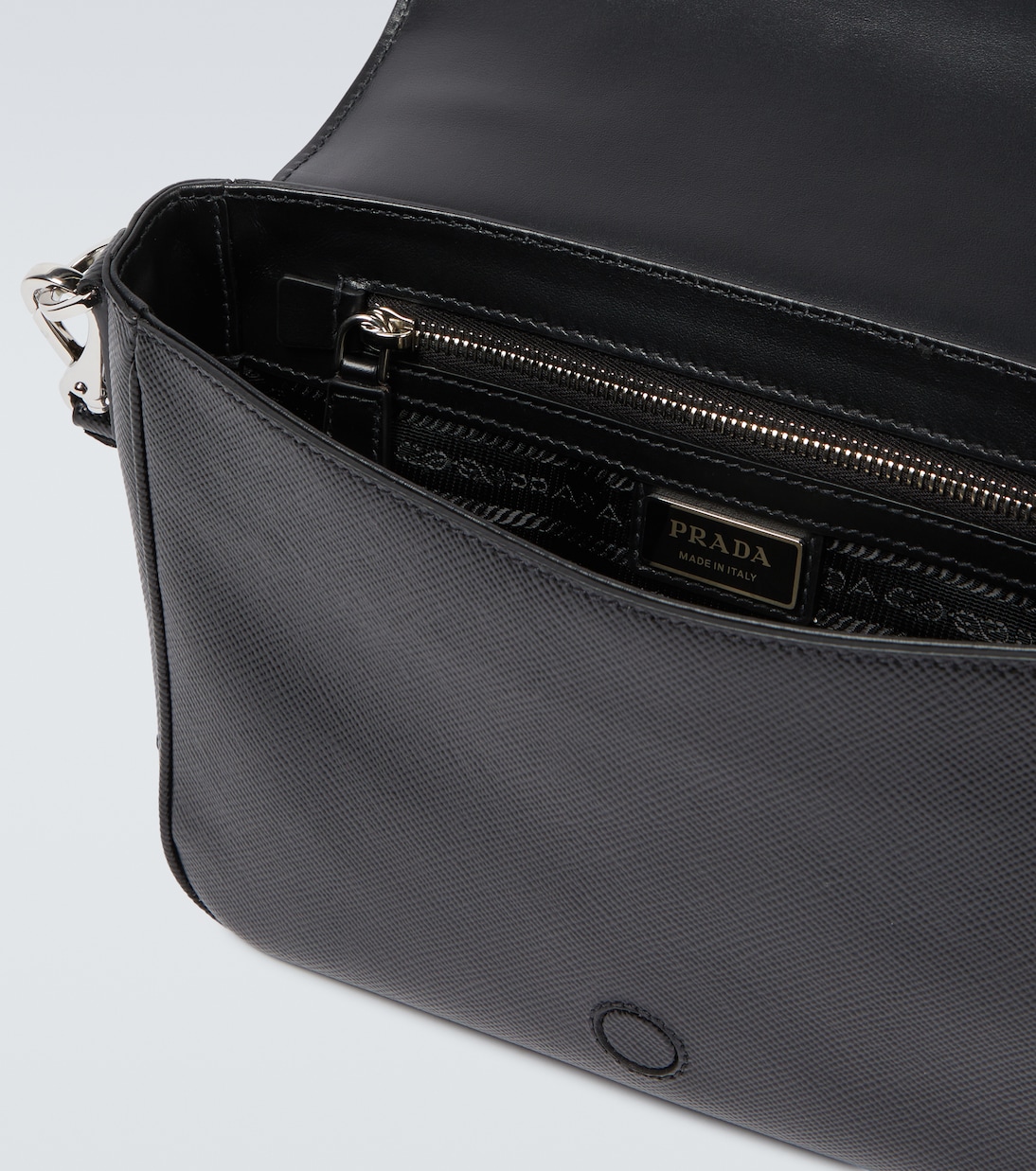 Borsa a spalla in pelle saffiano | Prada