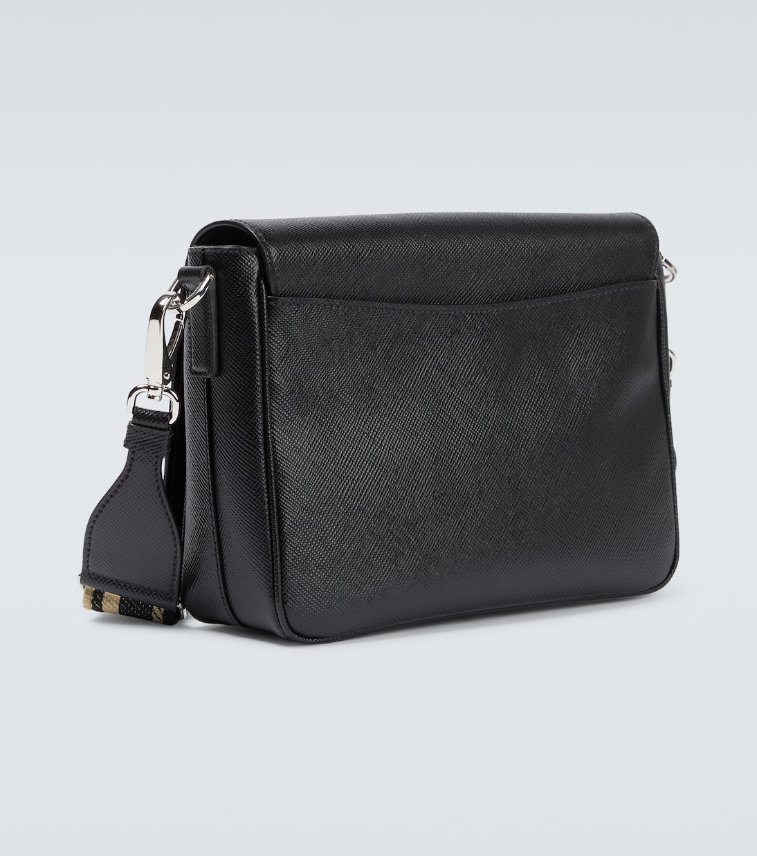 Borsa a spalla in pelle saffiano | Prada