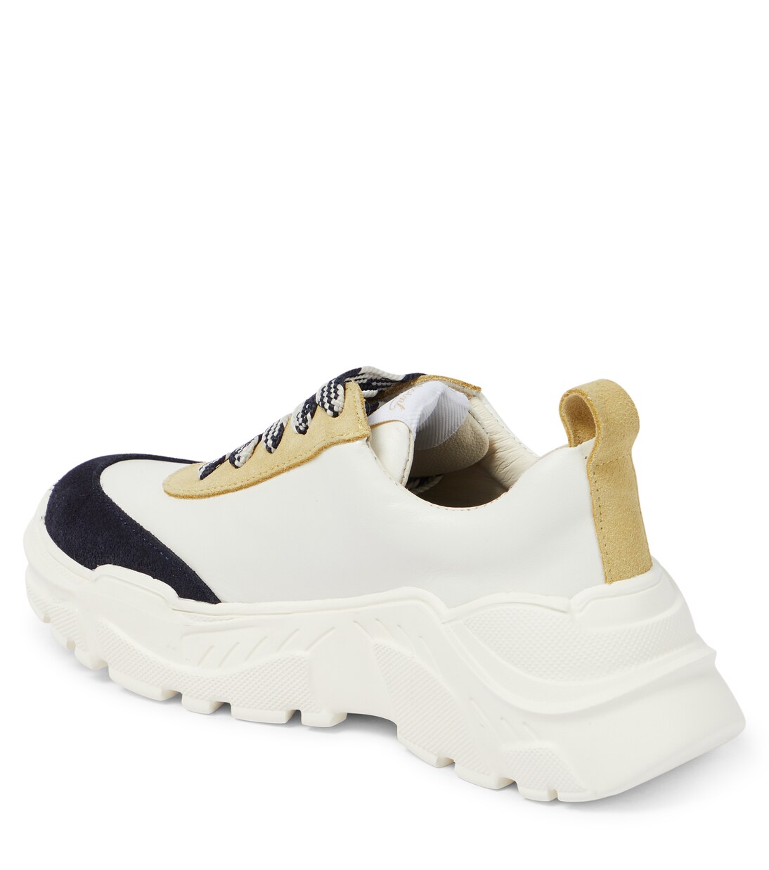 Zapatillas Jumpy de piel y ante | Bonpoint