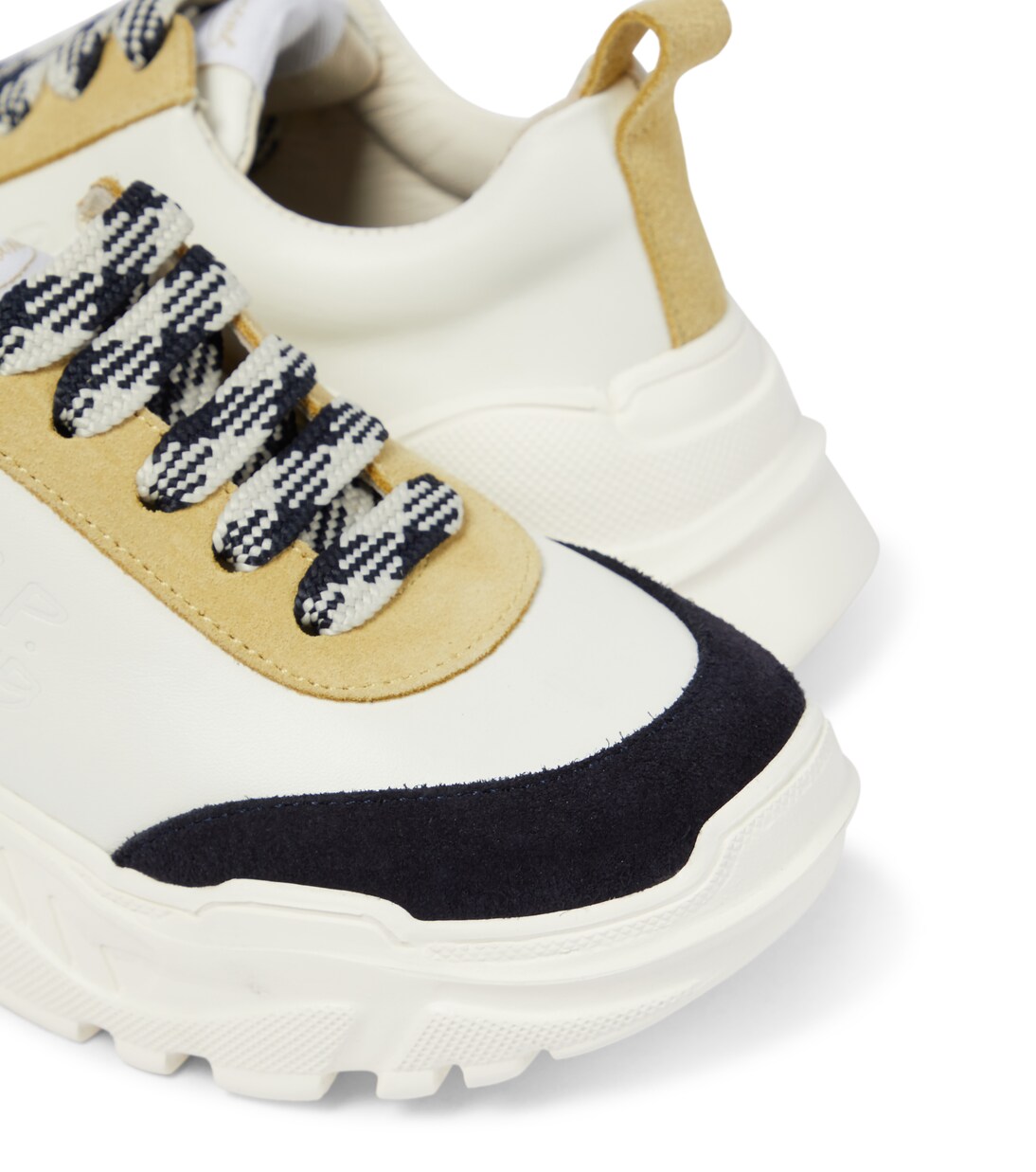 Zapatillas Jumpy de piel y ante | Bonpoint