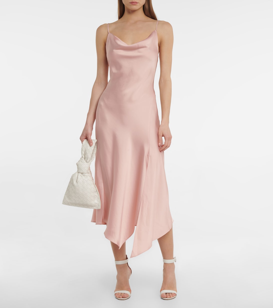 Nellie satin slip midi dress | Simkhai