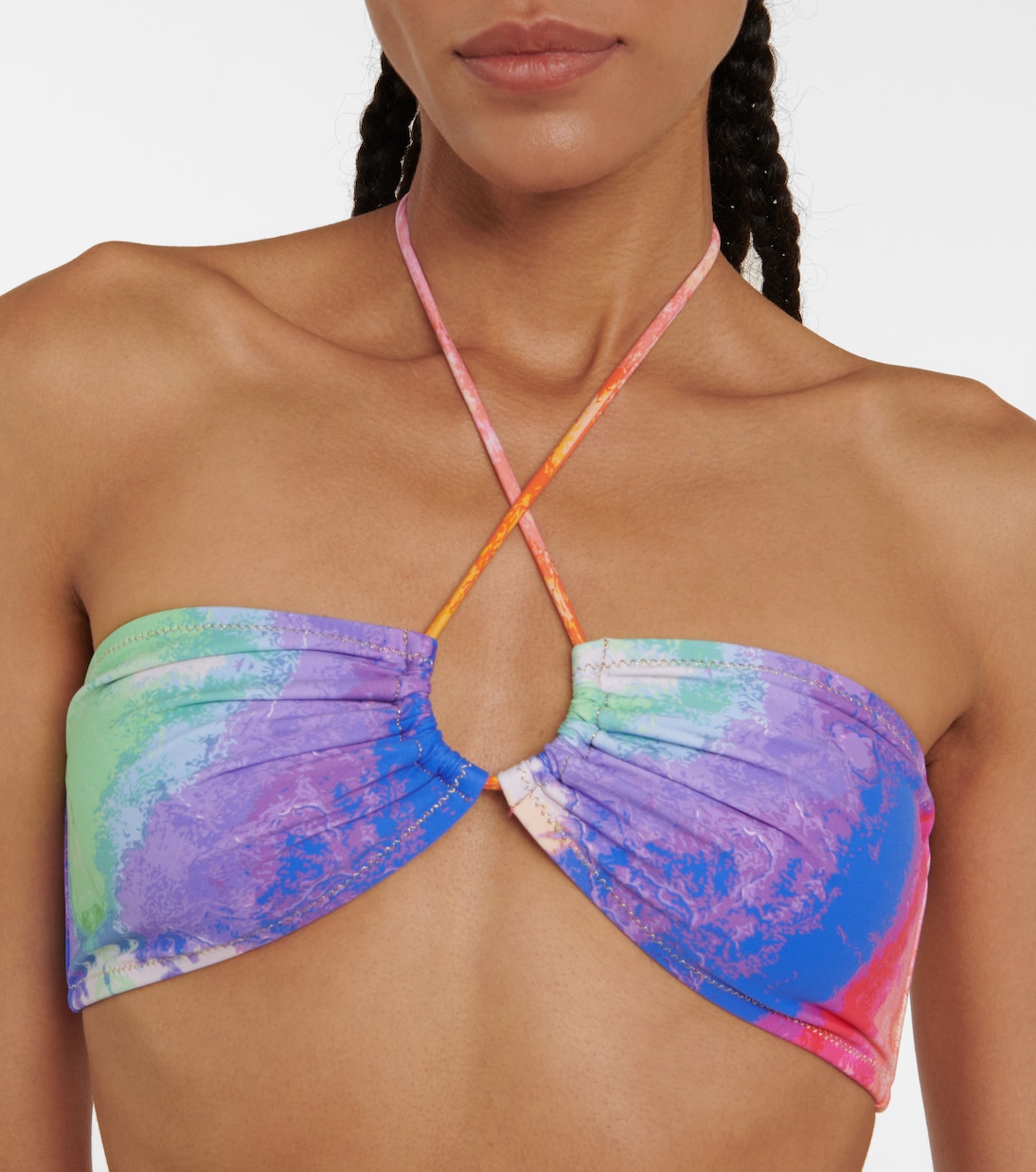 Top de bikini estampado | Reina Olga