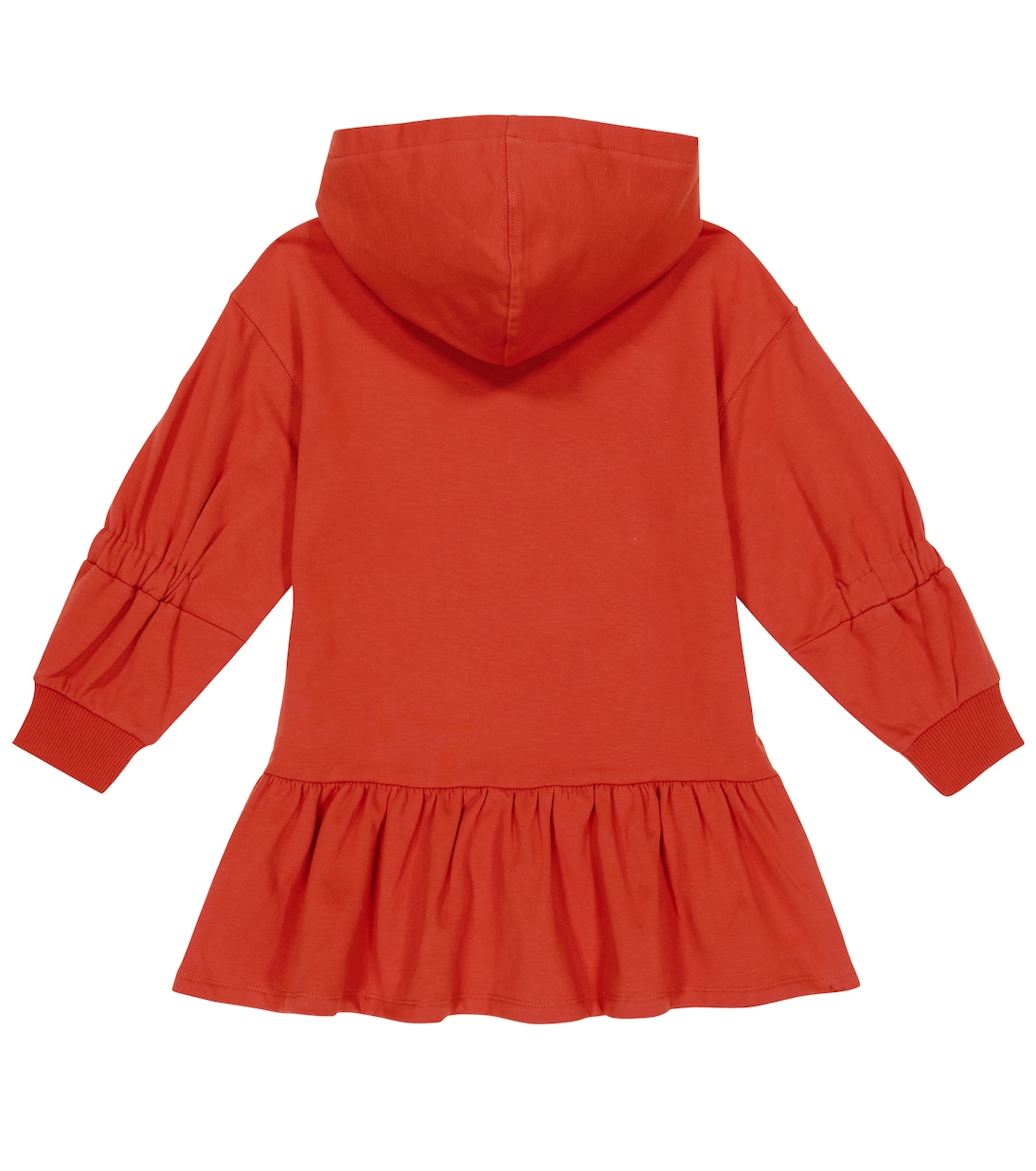Hoodie-Kleid aus einem Baumwollgemisch | Monnalisa