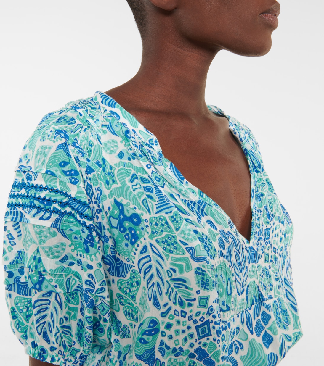 Bedrucktes Minikleid Bona | Poupette St Barth