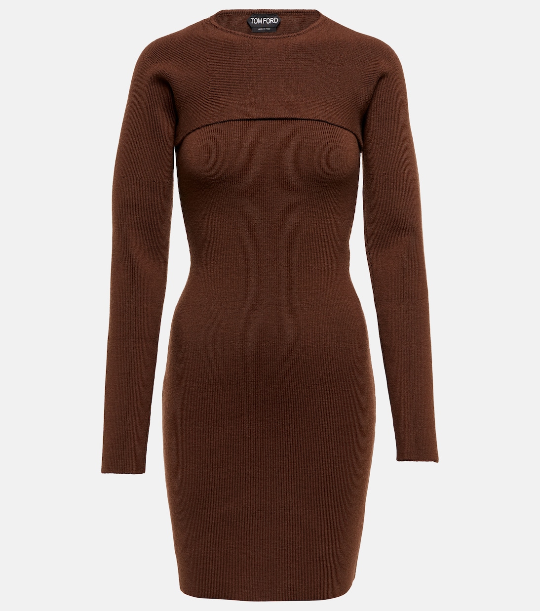 Minikleid aus Rippstrick | Tom Ford