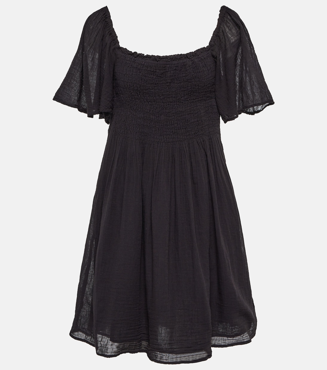 Esme cotton gauze minidress | Velvet
