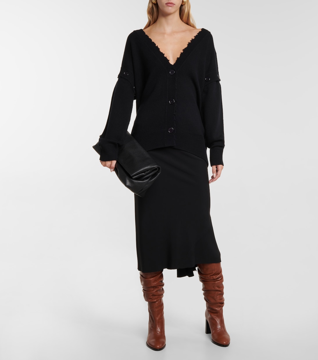 Botas altas Slouchy Softness de piel | Dorothee Schumacher