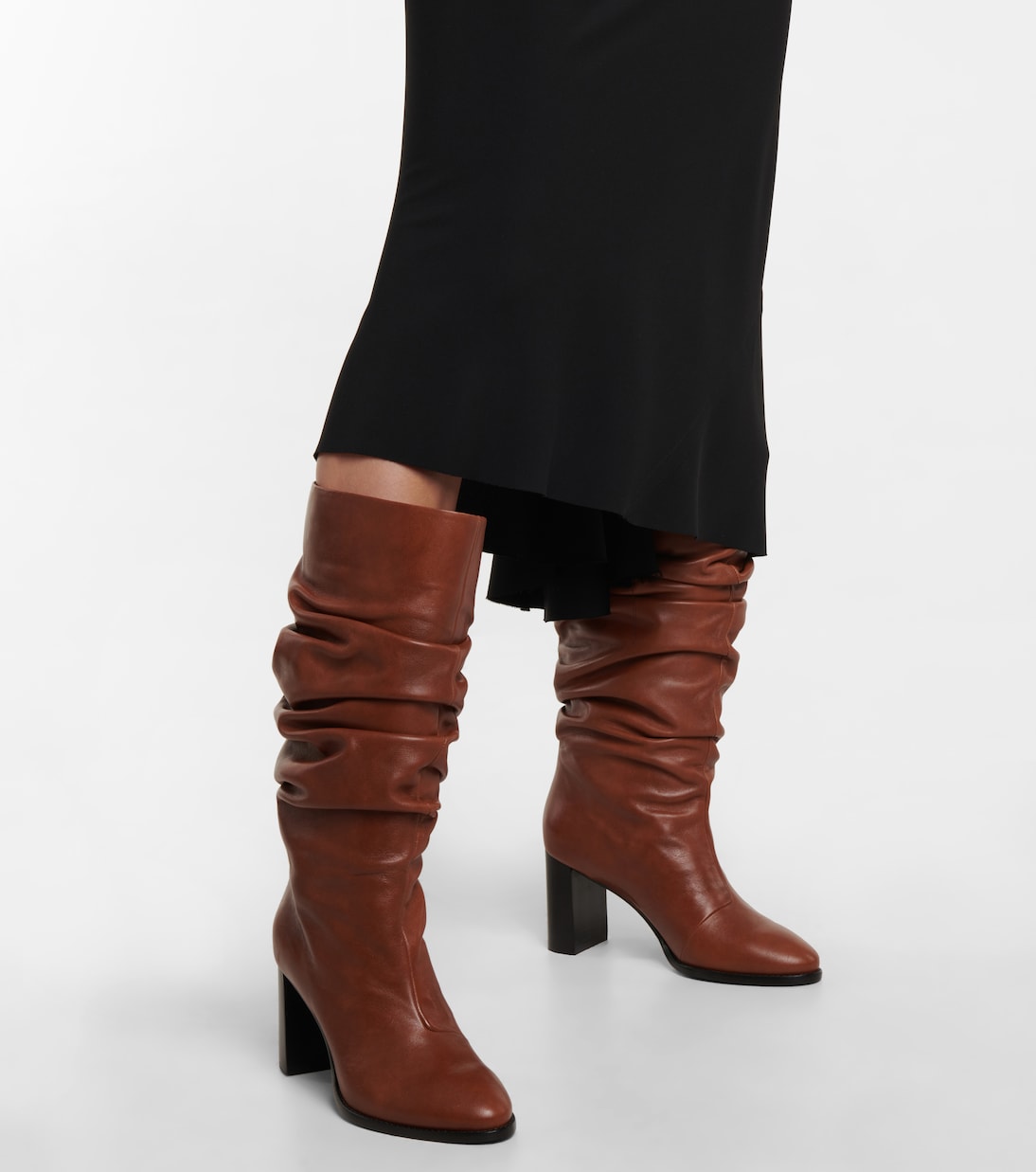 Botas altas Slouchy Softness de piel | Dorothee Schumacher