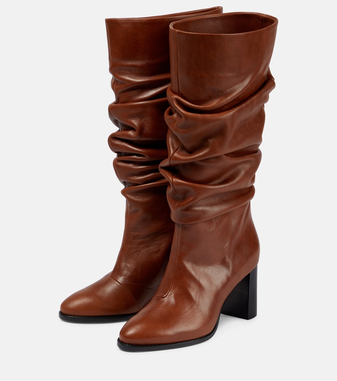 Botas altas Slouchy Softness de piel | Dorothee Schumacher