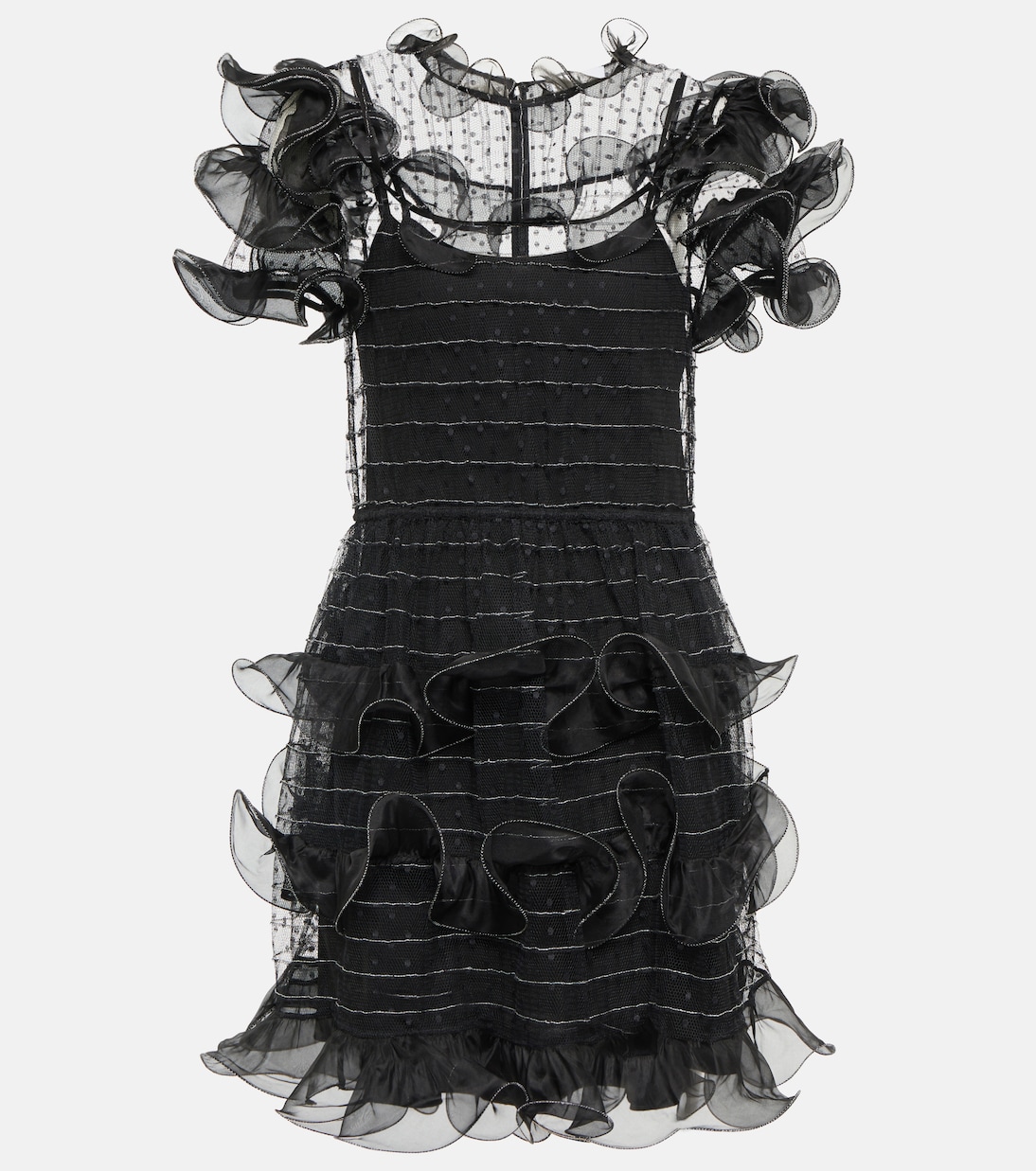 Point d'esprit tulle minidress | REDValentino