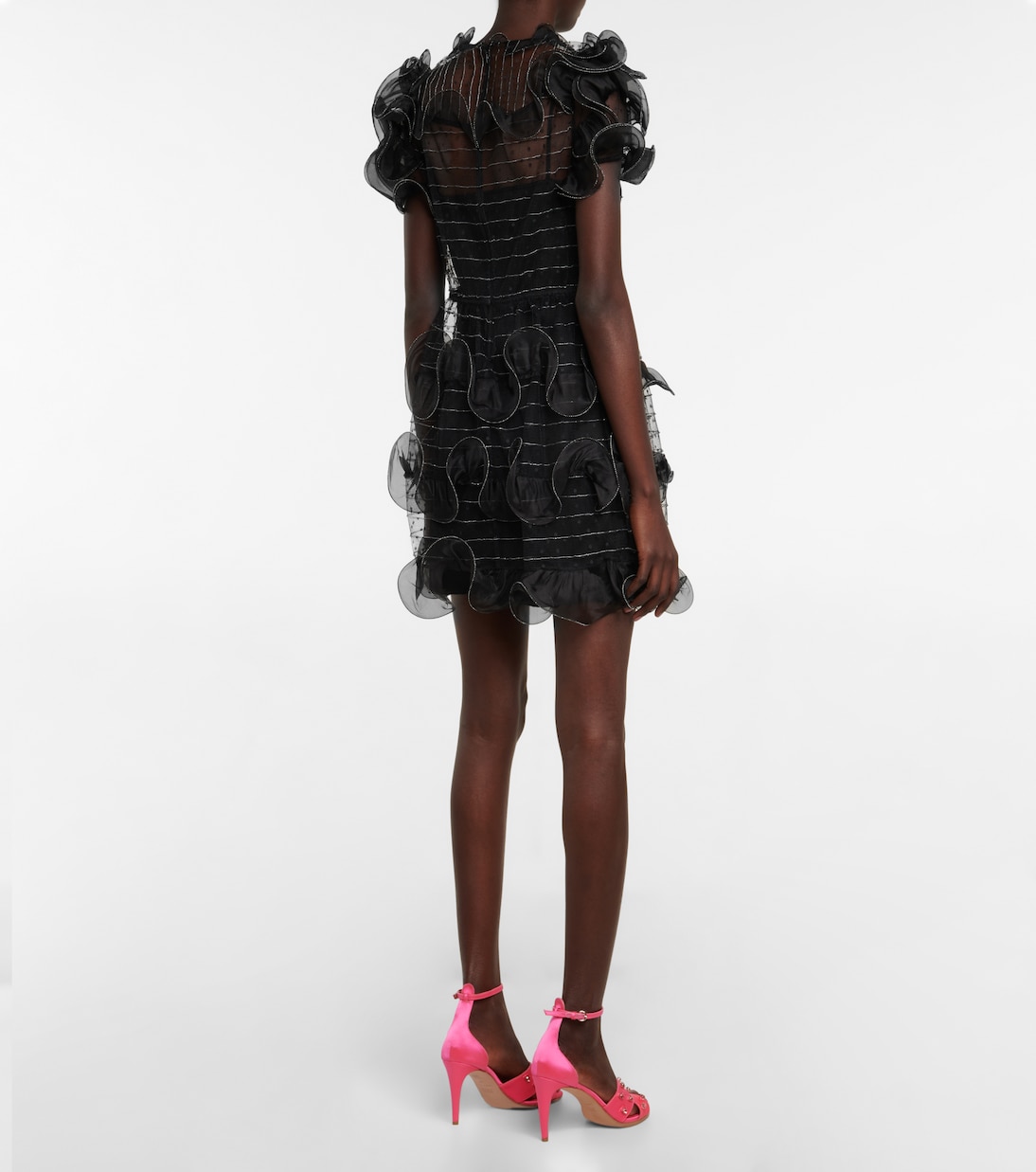 Point d'esprit tulle minidress | REDValentino