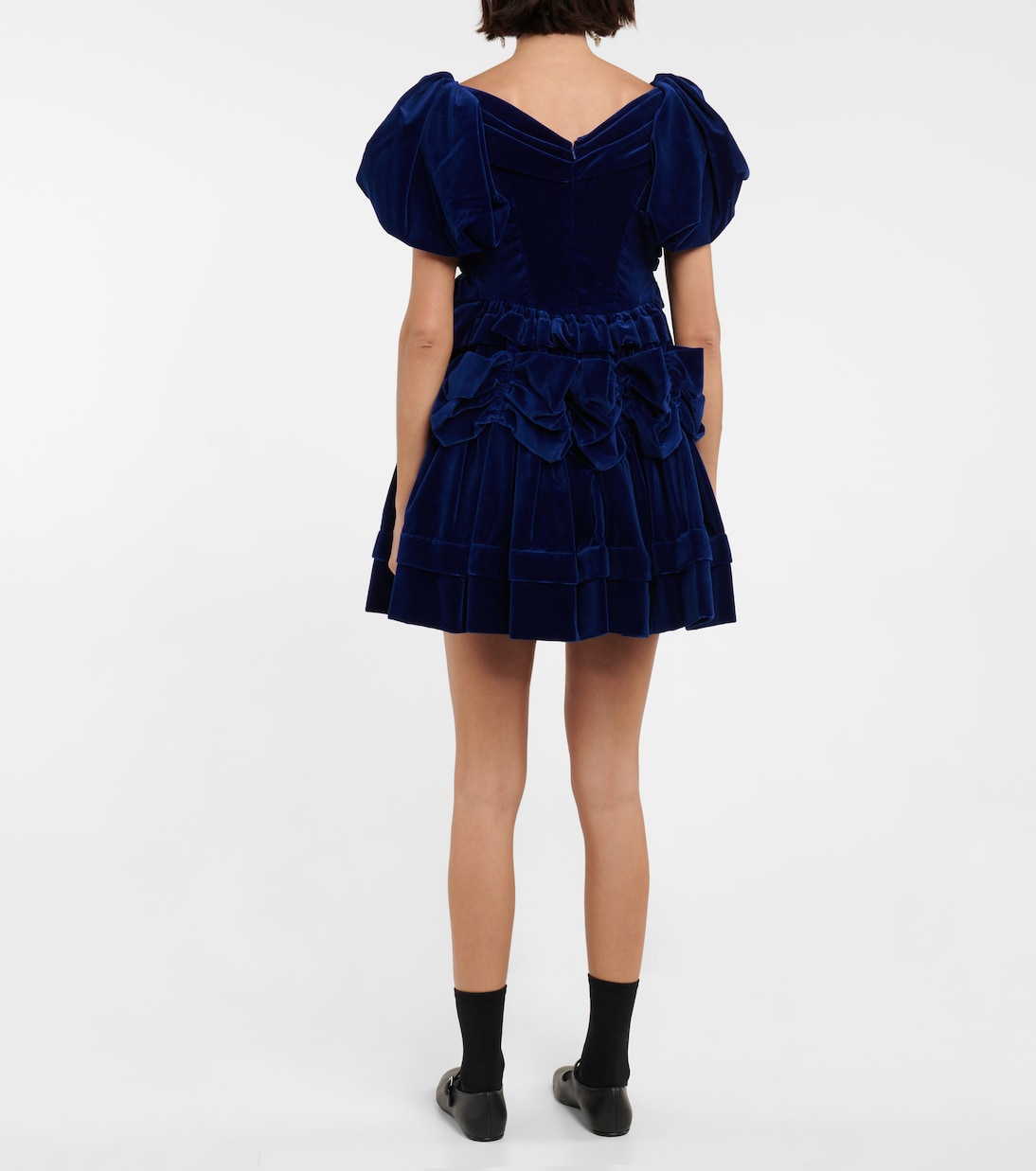 Minikleid aus Samt | Simone Rocha