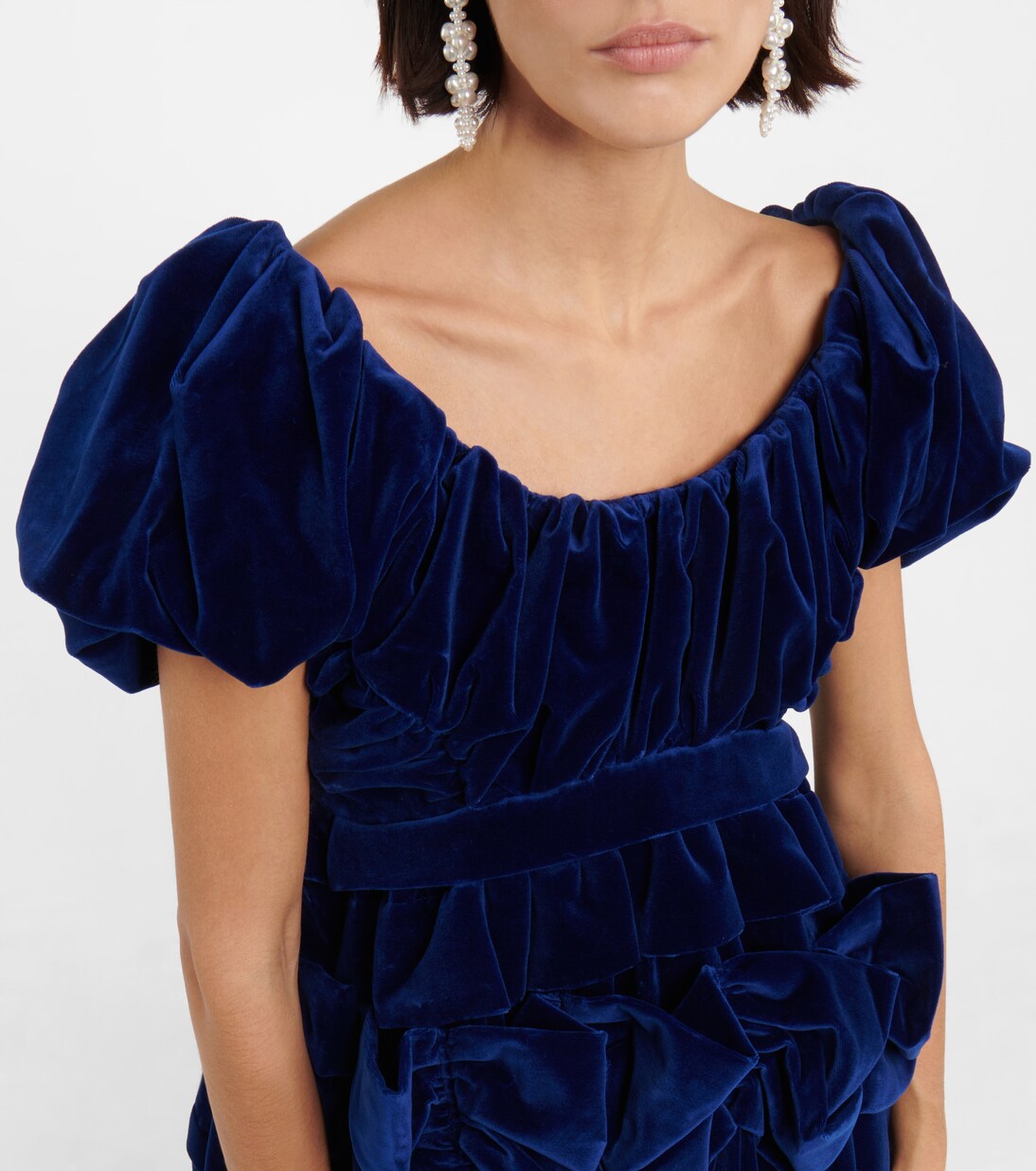 Minikleid aus Samt | Simone Rocha