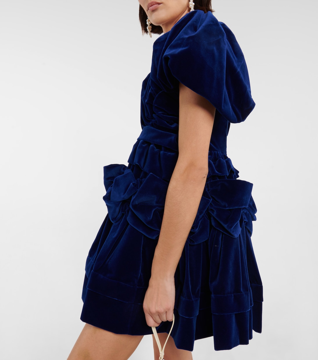 Minikleid aus Samt | Simone Rocha