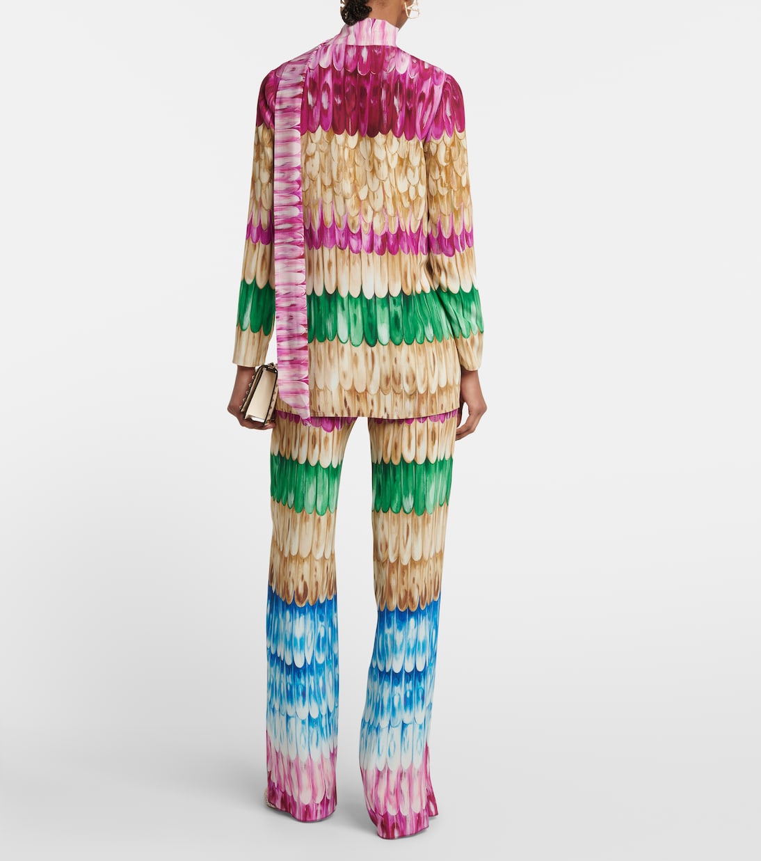 Top imprimé en soie | Valentino