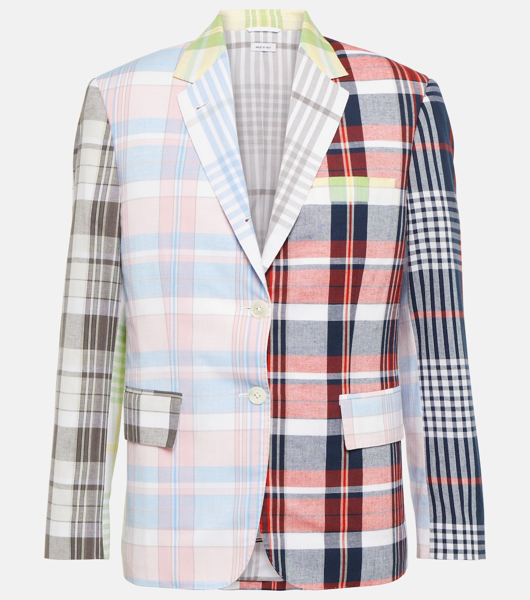 Patchwork cotton blazer | Thom Browne