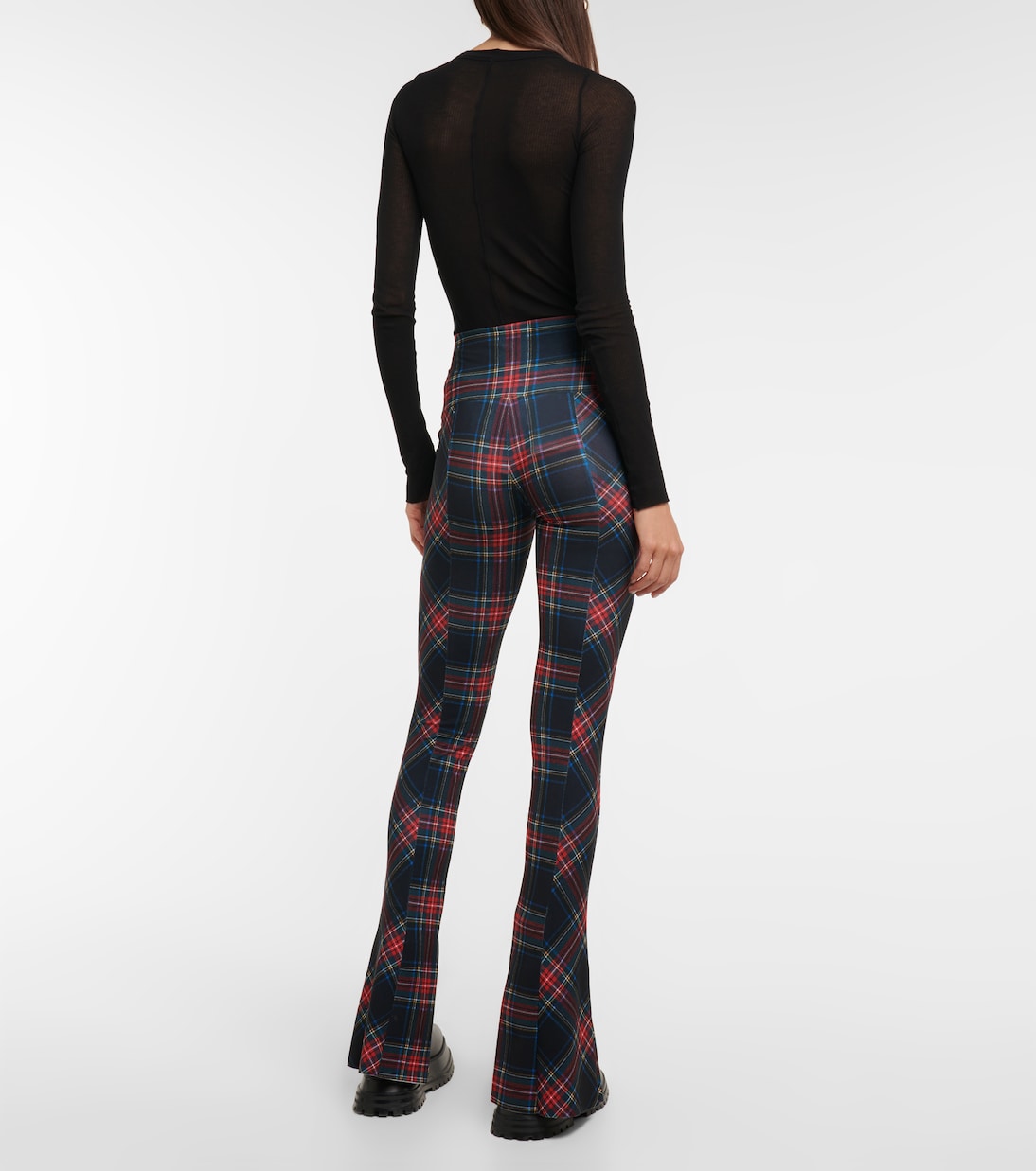 Spat checked leggings | Norma Kamali