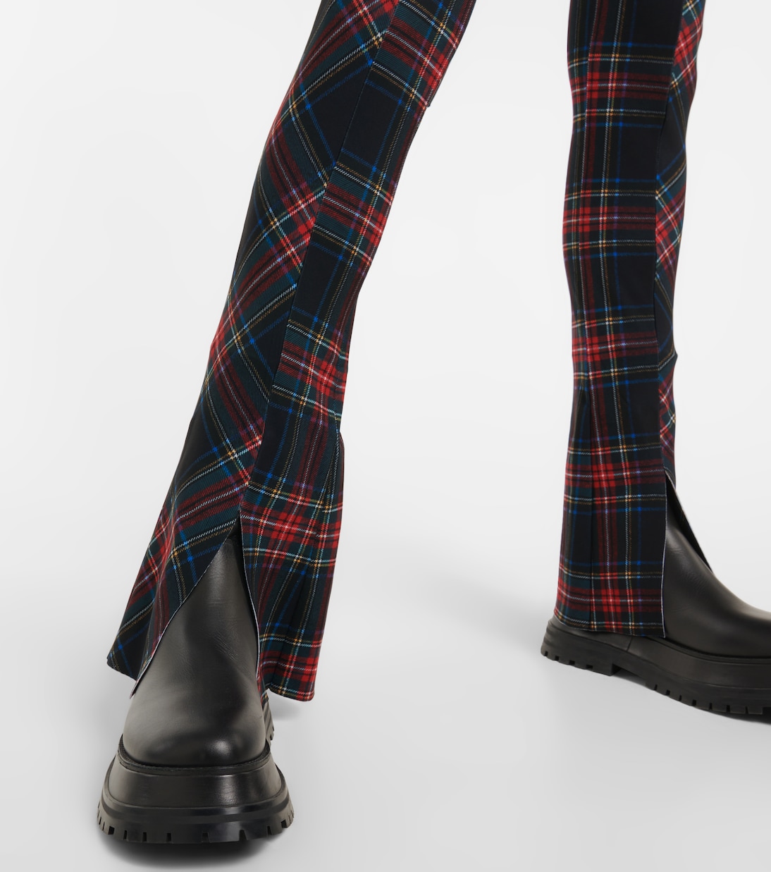 Spat checked leggings | Norma Kamali