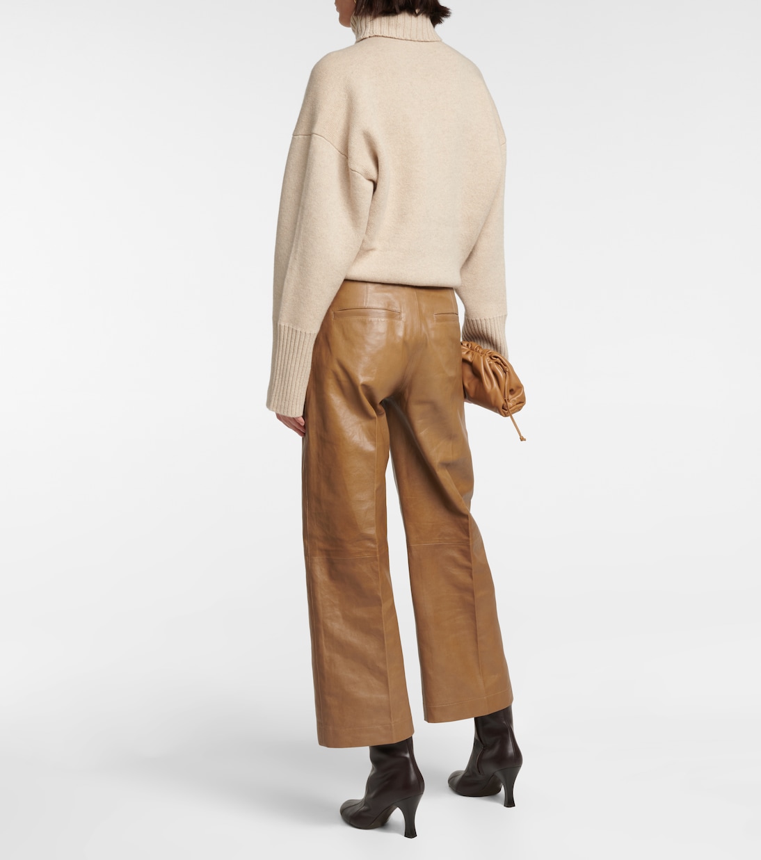 High-Rise-Hose aus Leder | Polo Ralph Lauren