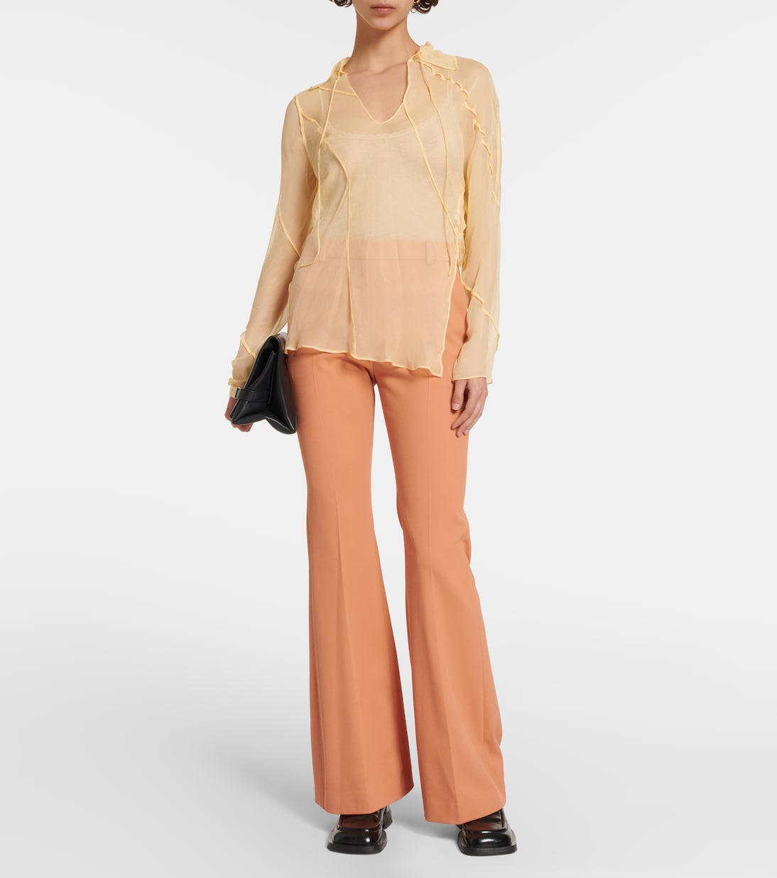 Blusa in crêpe de chine | Victoria Beckham