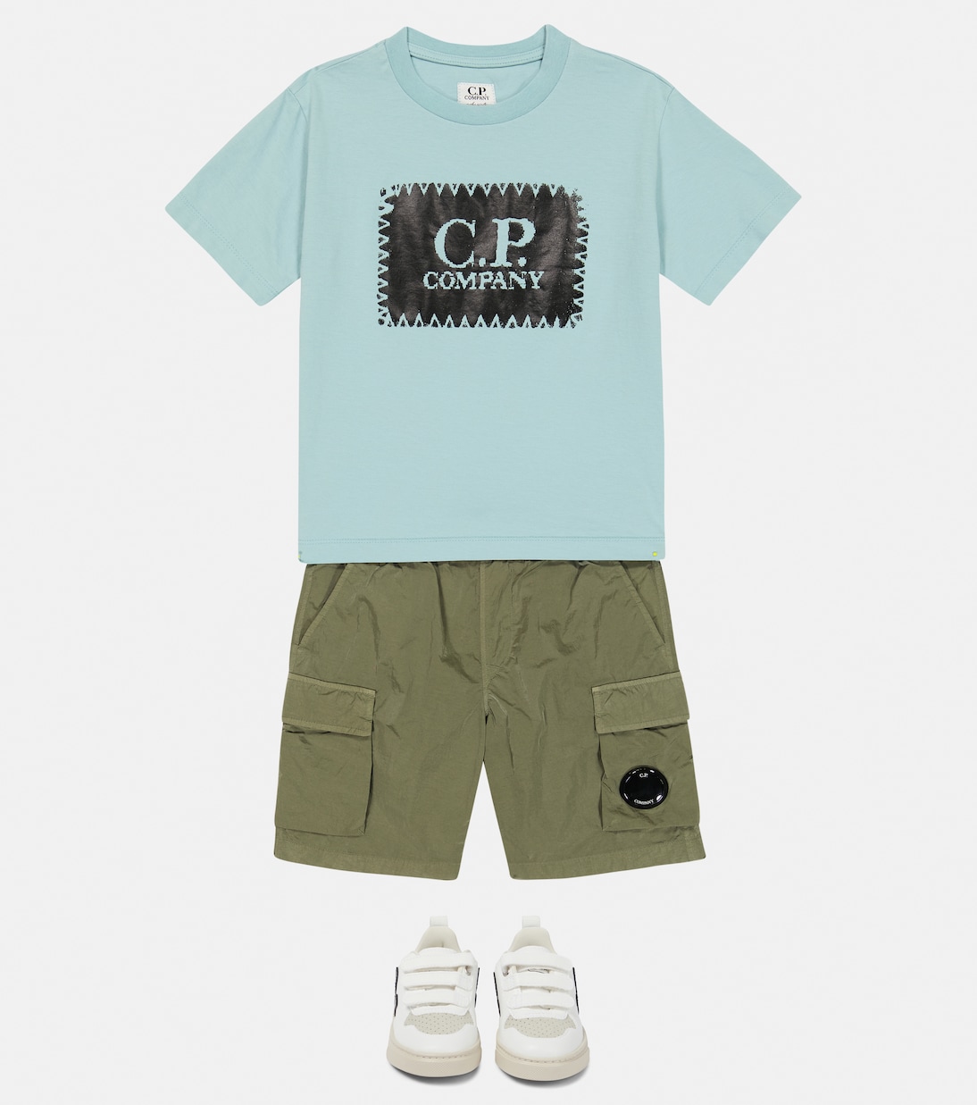 T-shirt en coton à logo | C.P. Company Kids