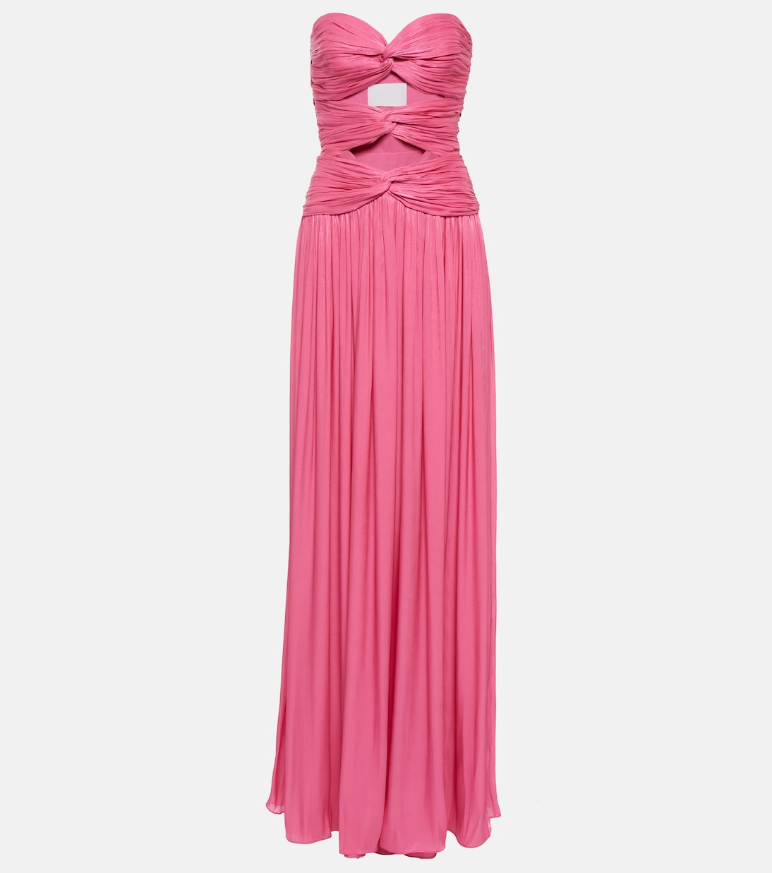 Ambria gathered cutout gown | Costarellos