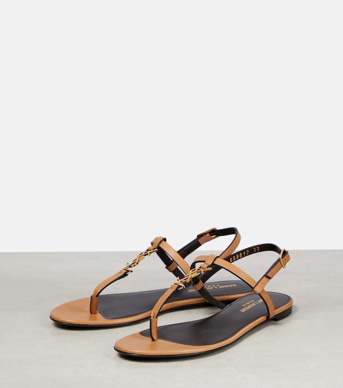Sandalen Cassandre aus Leder | Saint Laurent