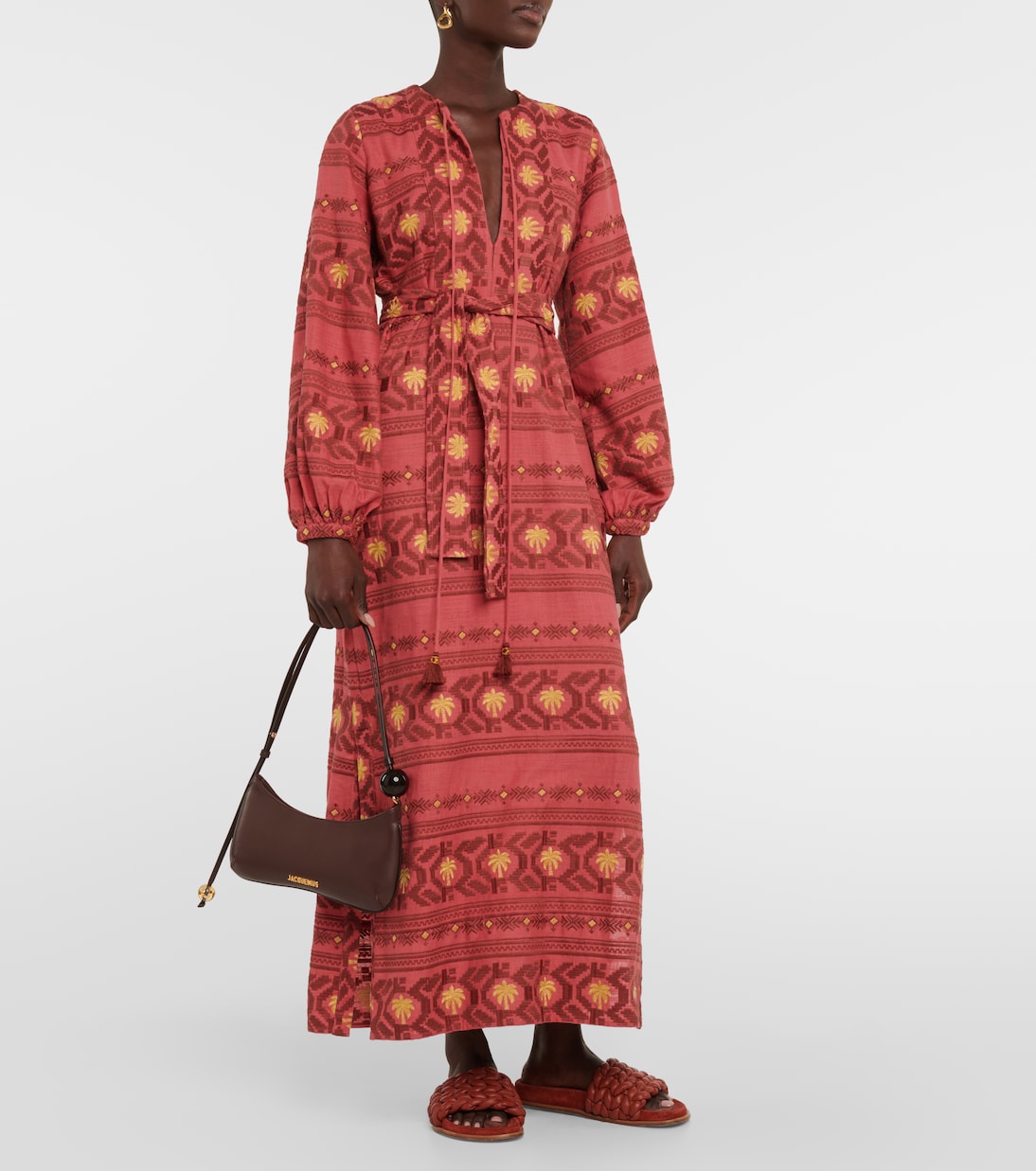 Besticktes Maxikleid | Johanna Ortiz