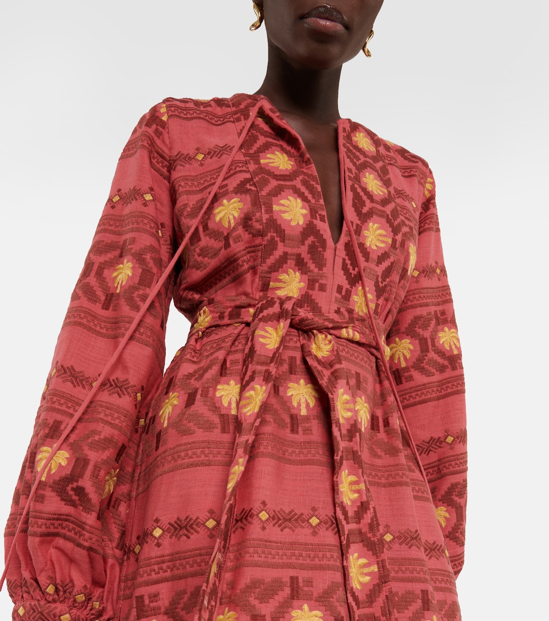Besticktes Maxikleid | Johanna Ortiz