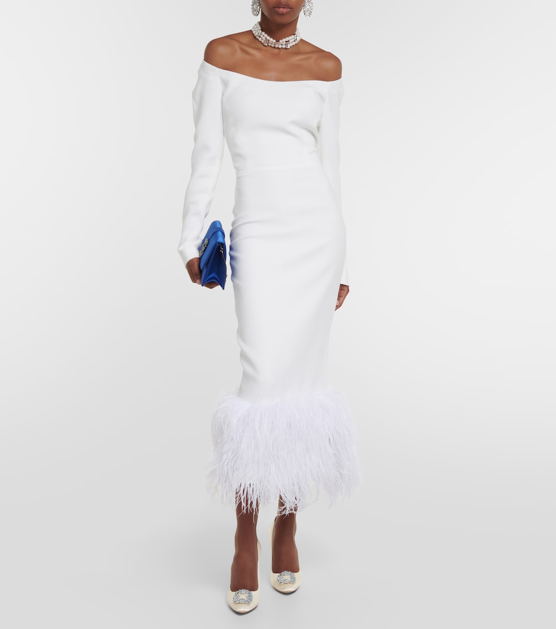 Escarpins de mariée Hangisi 105 en satin | Manolo Blahnik
