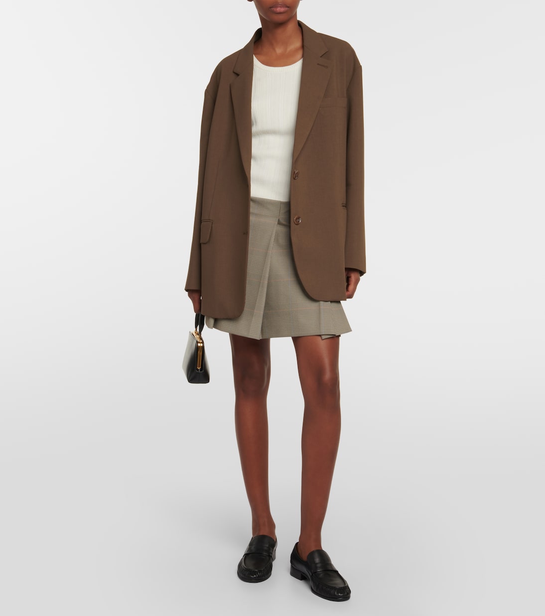 Minifalda plisada a cuadros | Sportmax