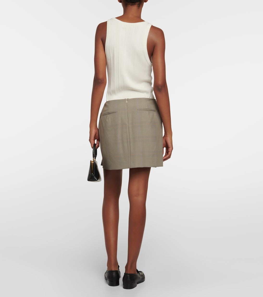 Minifalda plisada a cuadros | Sportmax