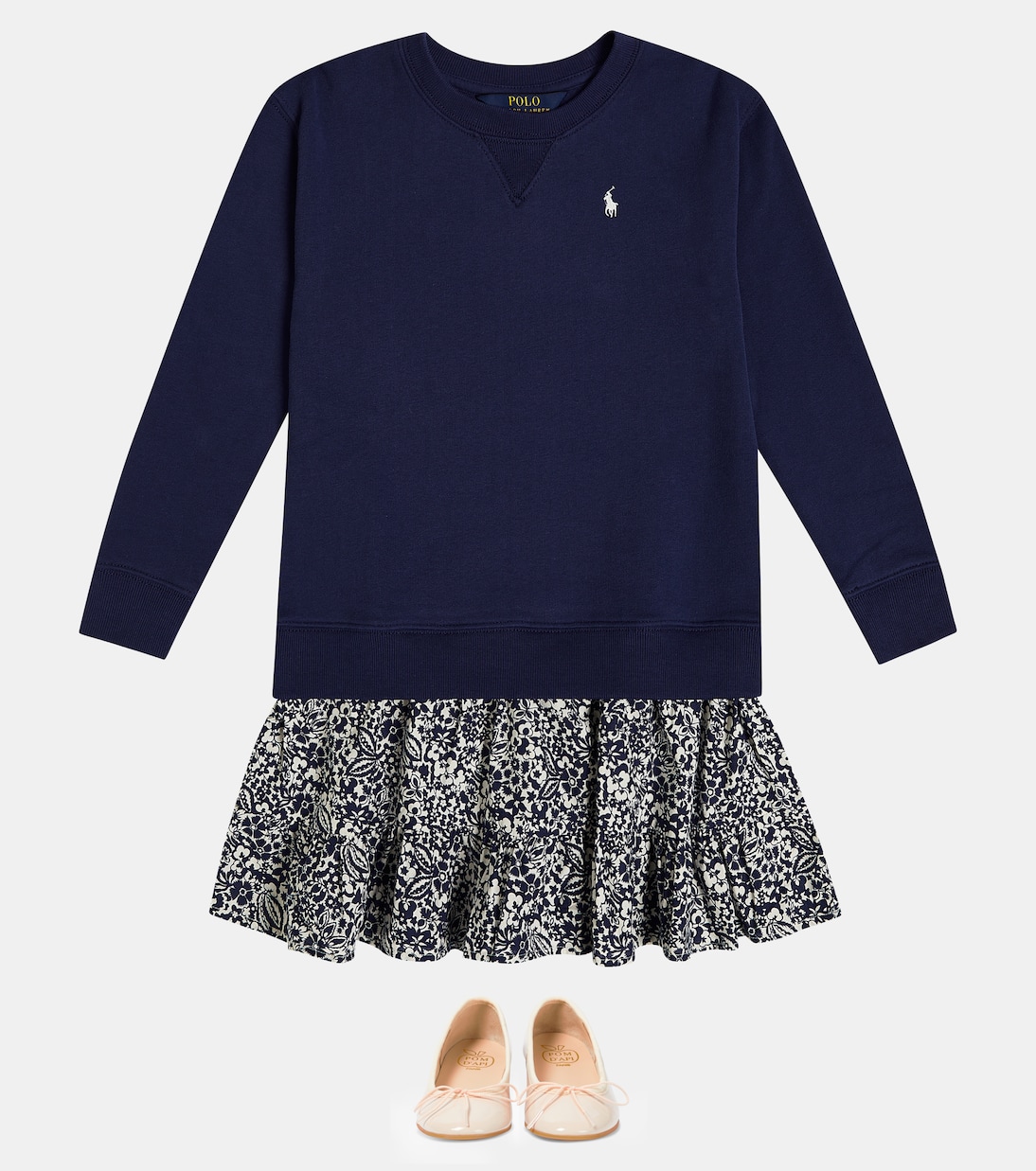 Cotton sweater dress | Polo Ralph Lauren Kids