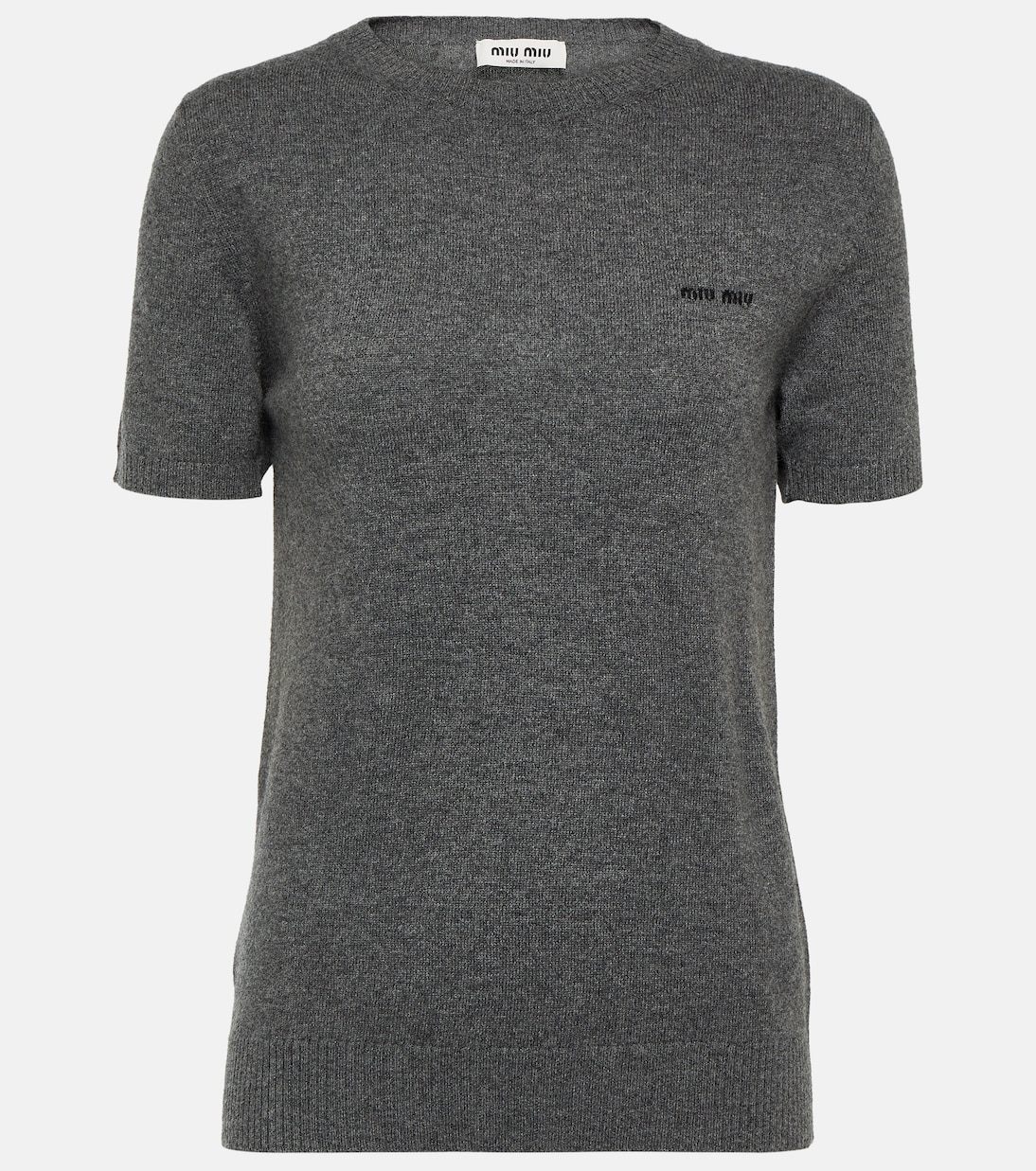 Logo cashmere sweater  | Miu Miu