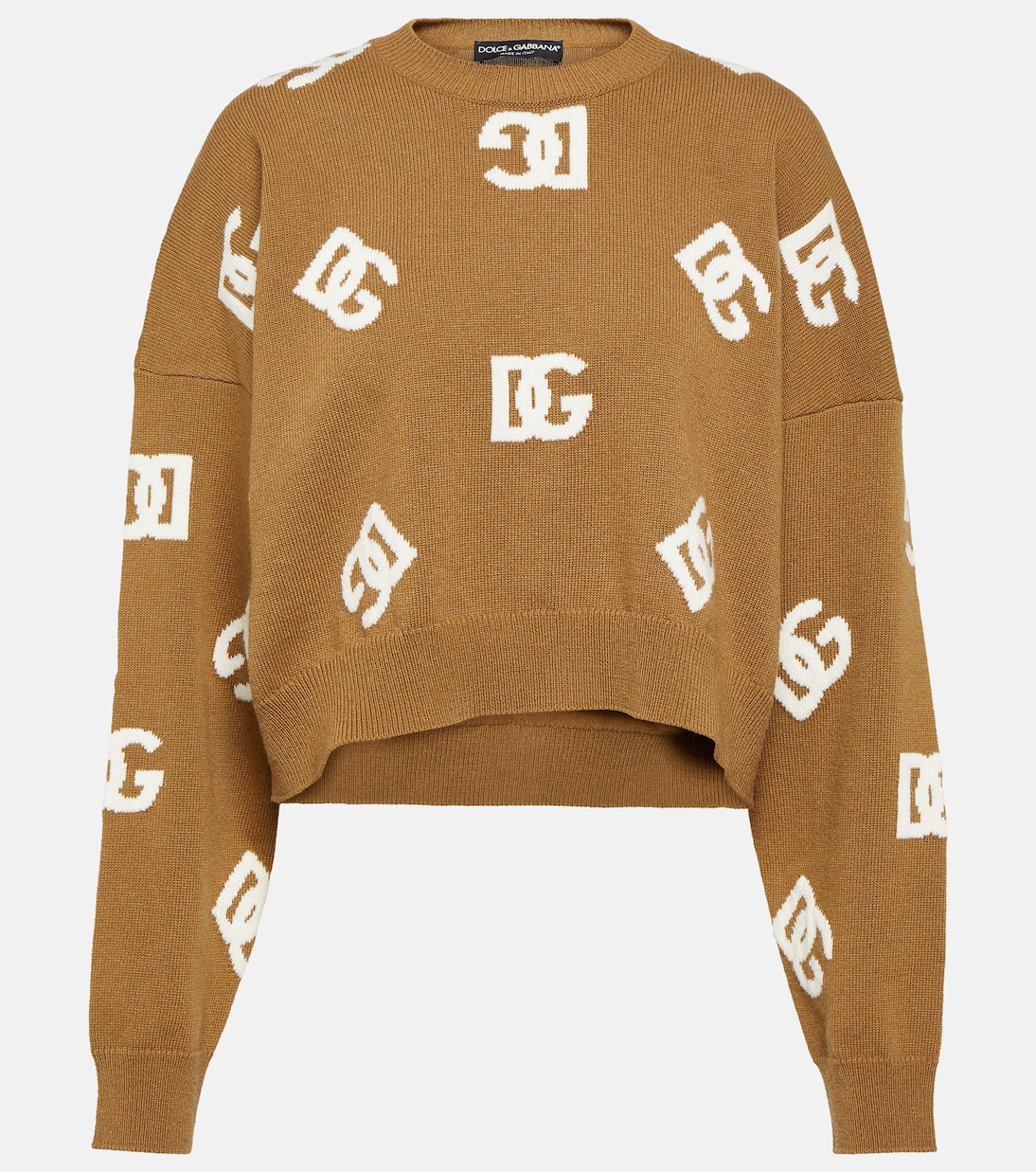 Jersey DG de lana cropped | Dolce&Gabbana
