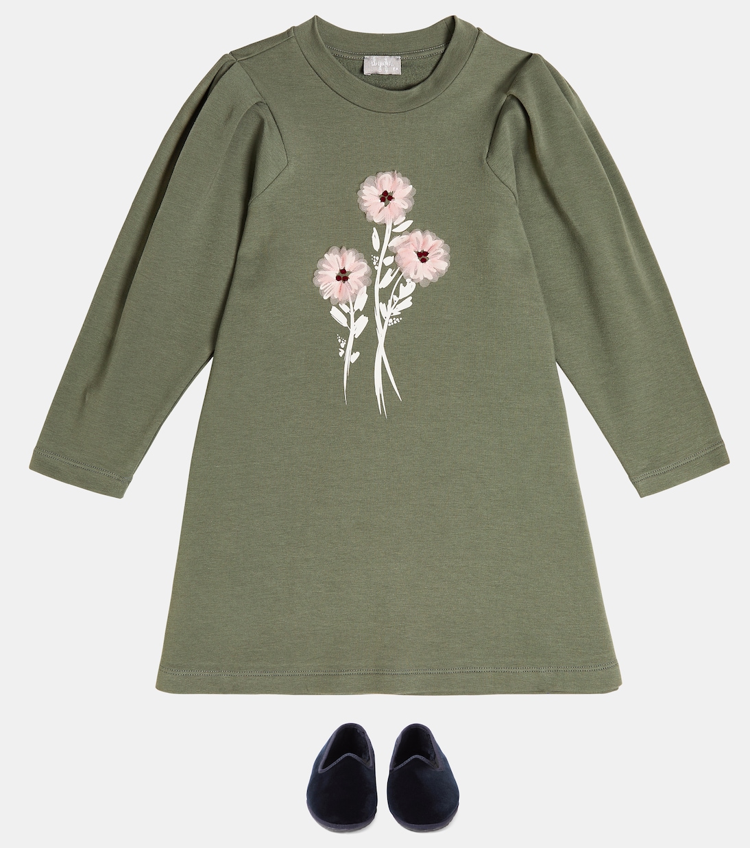 Robe en coton mélangé à fleurs | Il Gufo