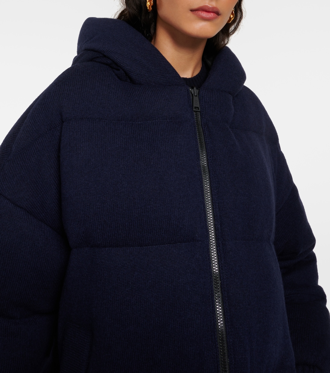 Manteau matelassé en laine et cachemire | Yves Salomon