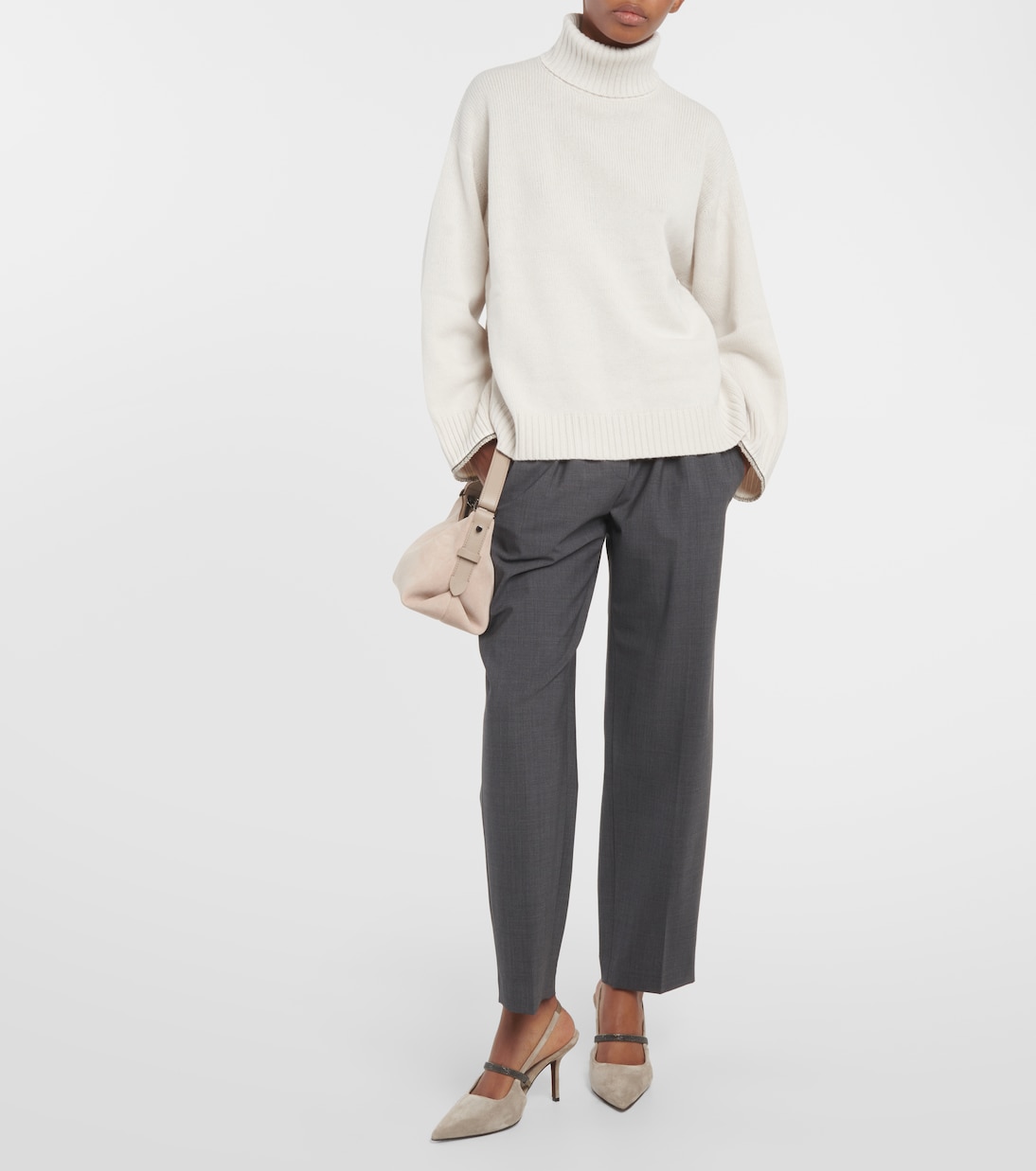 Pull en laine, cachemire et soie | Brunello Cucinelli