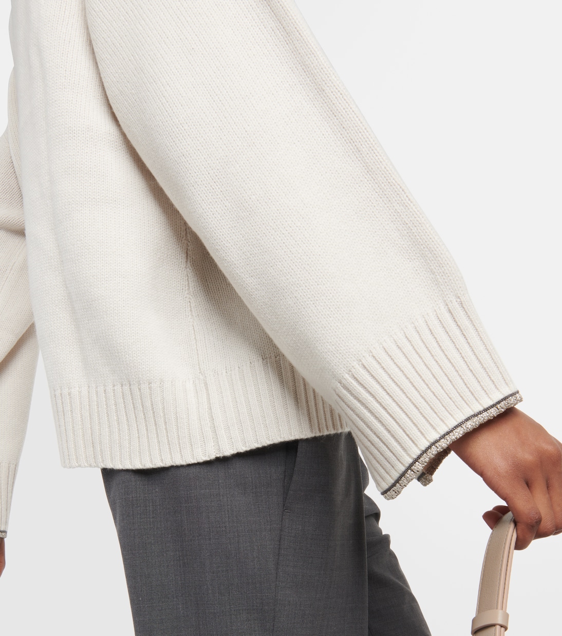 Pull en laine, cachemire et soie | Brunello Cucinelli