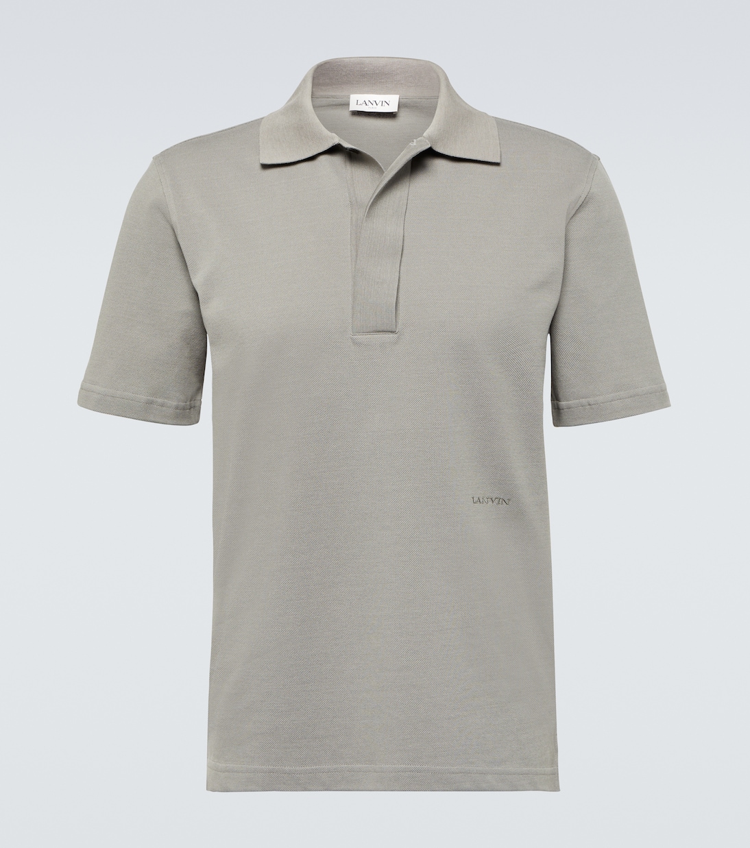 Cotton piqué polo shirt | Lanvin