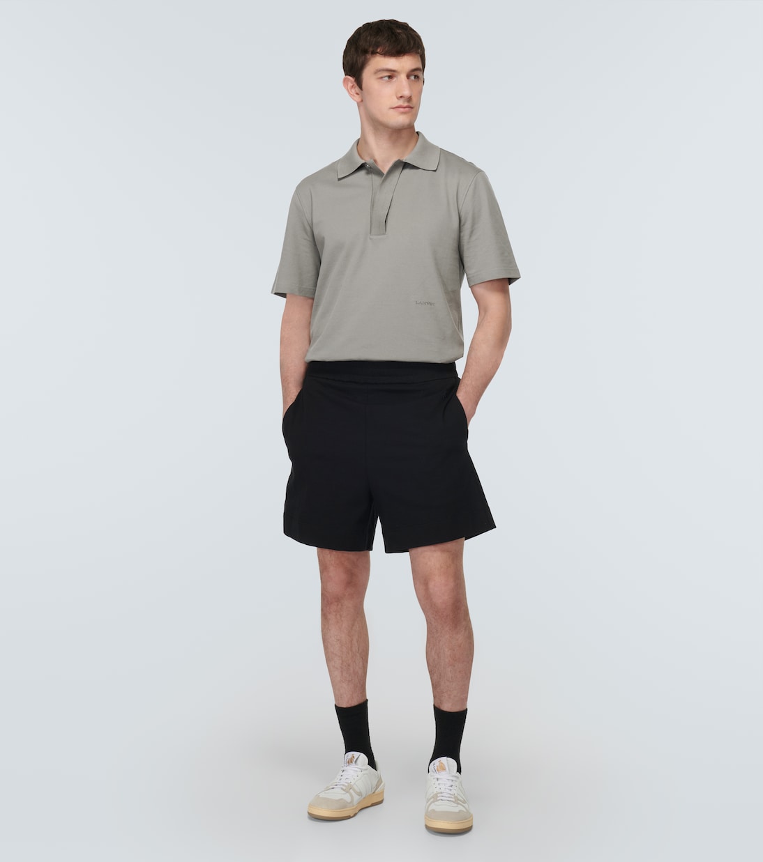 Cotton piqué polo shirt | Lanvin