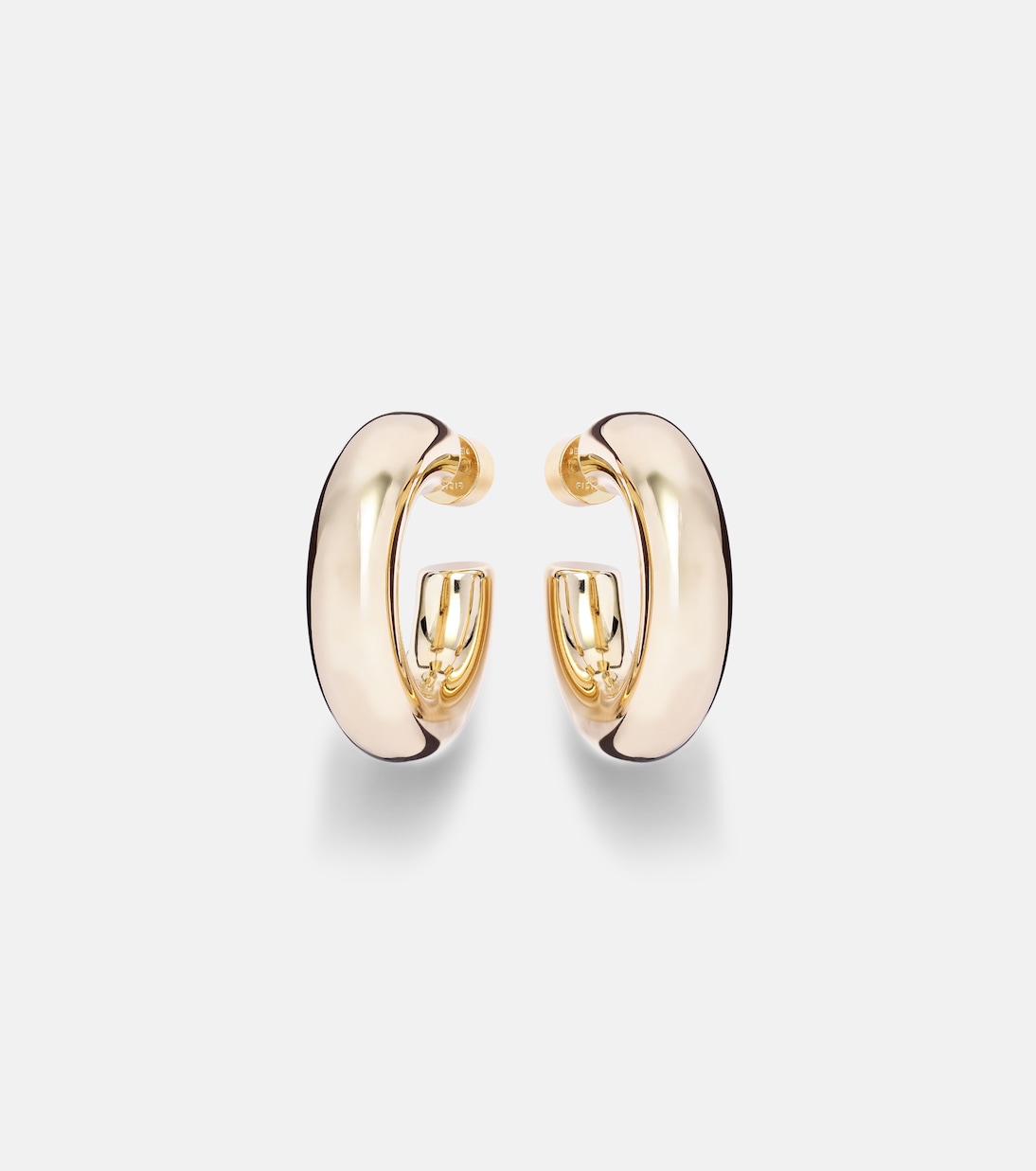 Orecchini a cerchio placcati oro 10kt Jamma di Jennifer Fisher per giovani trendy
