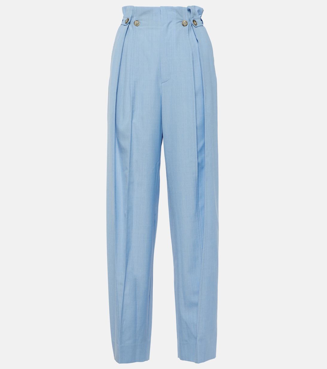 Pantaloni tapered in lana vergine | Victoria Beckham