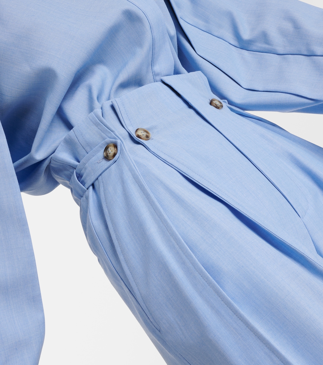 Pantaloni tapered in lana vergine | Victoria Beckham