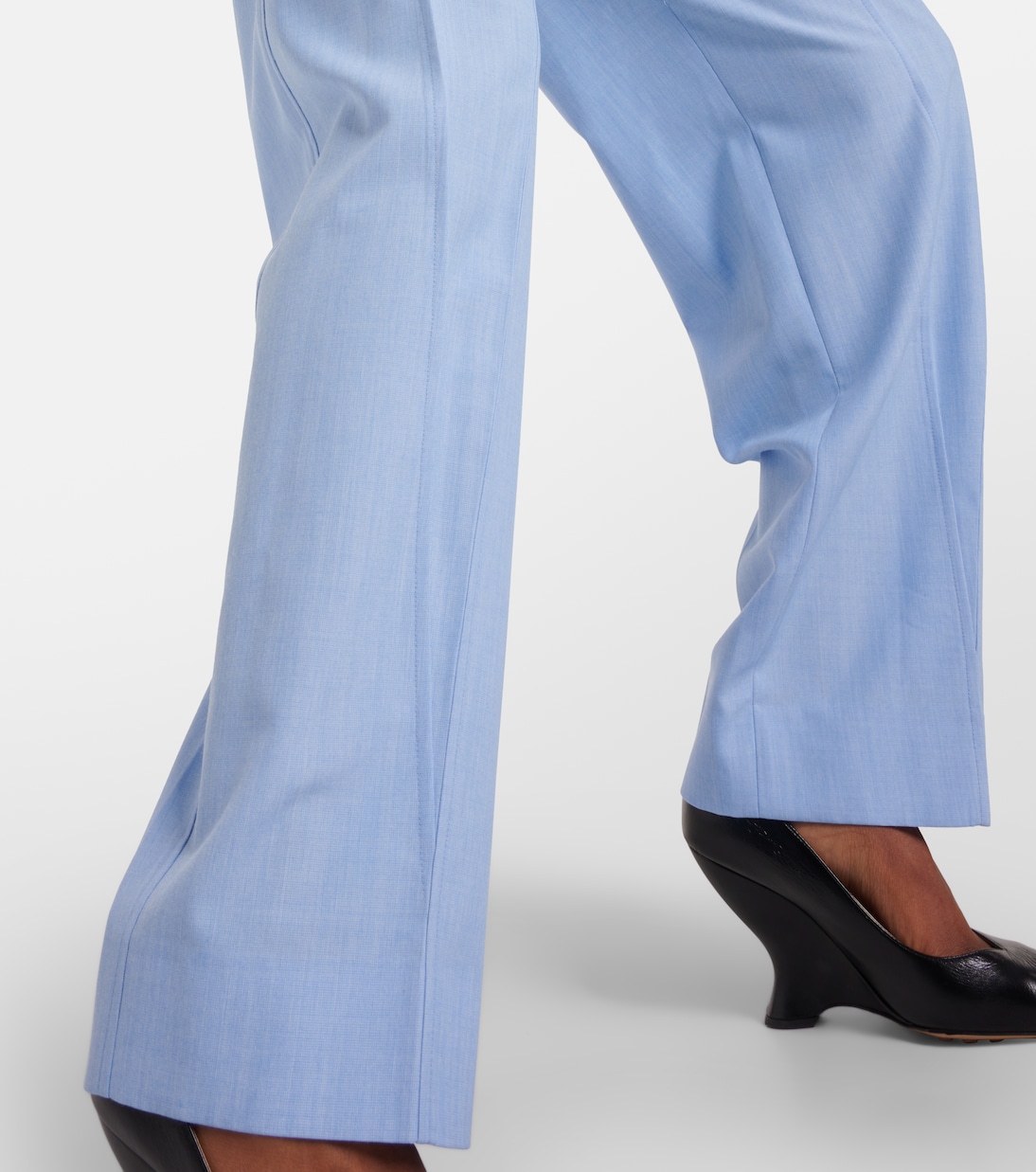 Pantaloni tapered in lana vergine | Victoria Beckham