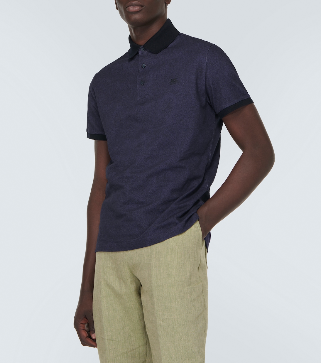 Polo de algodón estampado paisley | Etro