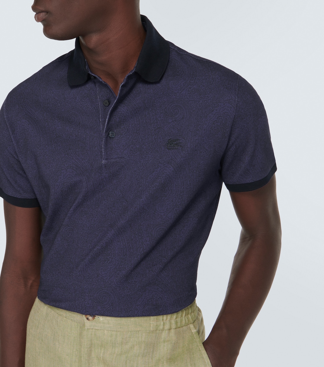 Polo de algodón estampado paisley | Etro
